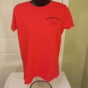 Busted Mutt women's tee Black logo